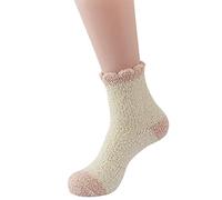 Cocila Calcetines Termicos Mujer Hombre Cálidos De Felpa Terciopelo Coralino Color Sólido Invierno Caseros Esquí La Invención B One Size Nieve Canale Altos Bonitos Purpurina Calcetin Termico