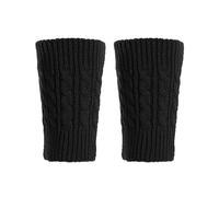 Cocila Calcetines Trabajo Hombre Mujer Calentadores De Piernas Invierno Para Punto Ganchillo Botas Puños Media Caña Camperas Black One Size Calientes Termicos Finos Calentitos Lana Nieve Algodón