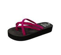 Cocila Chanclas De Cuña para Mujer Altas Negras Sandalias Playa Bohemias, Chanclas, Zapatos Informales Mujer, Zapatillas Abuela (Hot Pink, 39) Verano Ortopedicas Deportivas Casa Respetuosas Bio