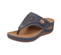 Cocila Chanclas Para Mujer Plataforma Brillantes Sandalias Pantuflas De Verano Mujer, Nuevas, Color Liso, Con Cabeza Redonda Y Gruesa, A La, Diseño Exterior Espiga Hueca. Conjunto Zapatillas