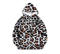 Cocila Chaqueta De Borrego Mujer Sudadera con Estampado Leopardo para Mujer, Cuello, Manga Larga, Camisa Otoño (Verde, S) Sudaderas Primavera Novios Ropa Deportiva Abierta Fina Chandal Granate
