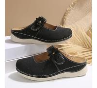 Cocila Esparto Chanclas Tacon De Vestir Playa Sandalias Con Tacón Bajo Y Punta Para Mujer, Informales, Huecas, Carina Mujer (Black, 40) Cuña Cómodas Verano Cuñas Negras Doradas Fiesta Alpargatas