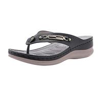 Cocila Flip-Flop Mujer Chanclas Verano De Adulto para Playa Piscina Las Mujeres Summers Fallan Slippers Hollow En Los Zapatos out Zapatillas Femeninas Hombre Negras Vestir Sandalias Barefoot