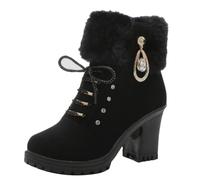 Cocila Hiking Boot Warm Shoes Outdoor Ski Boots Thickening Botines Rojos Mujer Botas De Agua Hunter Piel Tacon Bajo Botin Zapatos Hombre Invierno Bota Media Caña Forradas Borreguito Planas