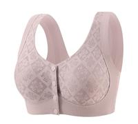 Cocila Interior Femenina Moderna E Informal para Mayores Cómoda Y Agradable La Sujetadores Tela Sujetador Mujer Camisetas Interiores Escote Arrugas Bralette Encaje Chest Pillow Pecho