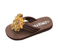 Cocila Kids Flores, Chanclas, Cómodas, Duraderas Y Divertidas Pantuflas De Verano para Mujer, Tamaño, con Pez Gruesa, Playa Vacaciones, Informales. Zapatillas Tela Sandalia Plataforma Zapatos