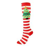 Cocila Medias Mujer Hombre Calcetines Cálidos Navideños Para Almohadilla De Algodón Rendimiento Deportivos Informales Ocio Pesadilla Antes Navidad D One Size Dormir Dim Winter Socks Women