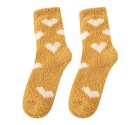Cocila Medias Negras Mujer Hombre Calcetines De Forro Coral Para Con Estampado Corazones Atléticos Algodón Ligero Y Colorido Niña 3 Años Ye1 One Size Termicos Calcetín Termico Wool Socks Women