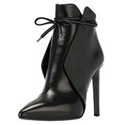 Cocila Mujeres Damas Punta Estrecha Tacones Altos Zapatos De Cuero Casuales Botas Botines Deportivos Altas Mujer Negras Planas Invierno Ante Piel Tacon Cuña Camperas Moto Lluvia Agua 24 Horas