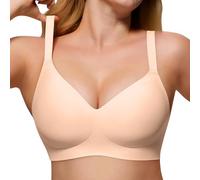 Cocila Night Bra Sujetador De Noche Deportivo con Aros Camisetas Incorporado Bonito Mujer Niña Ninas 14 Anos Pack Sujetadores Sin Comodos S Sostenes Algodon Comodo para Dormir Top Relleno