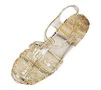 Cocila Punta Cerrada Sólida Con Tacón De Cuña Puntiagudo Hebilla Sandalias Agujeros Informales Huecos Color Sólido A La Verano Para Mujer Panamá (Gold, 37) Cuñas Yute Esparto Negras Sandalia