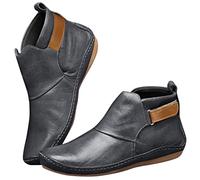 Cocila Pure Loop Leather Casual Color Tobillo Botas Planas Con Gancho De Mujer Cómodas Para Charol Agua Altas Hunter Botines Invierno Ante Tacon Fino Piel Pitillos Negro Zapatos Barefoot Lluvia