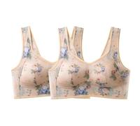 Cocila Ropa Interior Mujer con Tirantes Regulables Sujetadores Soporte para Mujer, Correa Ajustable, Total, Cómodos, Sin Aros, Inalámbricos Espalda Ancha Pecho Caido Sujetador Abrochado Delante