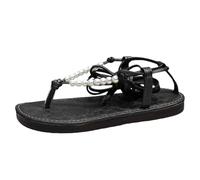 Cocila Sandalias Cómodas Estilosas Y Funcionales Ajuste Seguro En Tobillo Mujer Planas Informales De Verano Para (Black, 41) Zuecos Ortopedicos Zapatos Rojas Pilar Burgos Ladies Sandals Pitillos