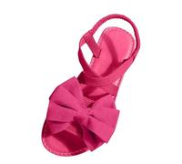 Cocila Sandalias De Plataforma Verano Con Tacón Bajo Para Mujer Tiras Elásticas Y Mujer, Planas, Punta Abierta Zapatos (Hot Pink, 42) Ortopedicas Comodas Negro Vestir Blancos Palas Goma Bio