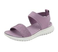 Cocila Sandalias De Tacón Bajo Cuña Para Mujer Verano Con Imitación Mujer, Estilo Deportivo, Sencillas Y Ligeras Zapatos Rosas (Purple, 37) Comodas Barefoot Senderismo Cangrejeras Plataforma