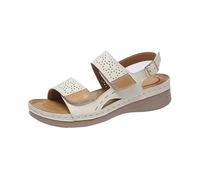 Cocila Sandalias De Tacón Bajo En Bloque Para Mujer Planas Cómodas Mujer, Con Punta Abierta Y Una Sola Tira, Informales, Caminar Verano Plataformas (White, 39) Senderismo Deportivas Negro