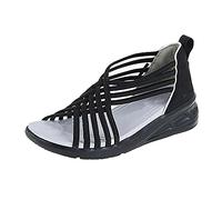 Cocila Sandalias Deportivas De Mujer Y Hombre Para Mujeres En Zapatos Deslizantes Casual Fashion Elastic Toe Round Strap Women'S Doradas Azul Marino Cuero Marron Agua X Ti Sandalia Barefoot
