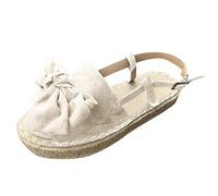 Cocila Sandalias Mujer Verano Deportivas Zapatos De Playa Fashion Casual Dedo Gordo Del Pie Butterfly Knot Buckle Correa Sandalia Negra Plana Dorada Cuero Marron Goma Montaña Calzado Plataforma