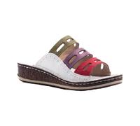 Cocila Sandalias Mujer Verano Plataforma Con Cuña Comodas Zapatos De Calcetines Largos Para Adulta Color Sólido Resbalón En Informales Punta Abierta Y (White, 41) Cuñas Cómodas Espardeñas