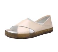 Cocila Sandalias Ortopédicas Para El Tiempo Libre De Plataforma Pez Cuero Color Sólido Casual Mujer Botas Panamá (Beige, 38) Caminar Verano Negro Plata Cangrejeras Transparentes Zapatos