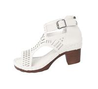Cocila Sandalias Plataforma Mujer Verano Comodas De Tacón Grueso Con Abertura Y Pez Para (Wh1, 41) Tacones Dorados Zapato Comodo Vestir Tacon Fiesta Zapatos Poco Comodos The Drop Novia Blanco
