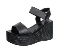 Cocila Sandalias Trekking Deportivas Mujer Comodas Ortopedicas De Verano Nuevas Goma Con Punta Abierta, Y Gruesa, Informales Pez Piel Esparto Autenti Plantilla Gel Ancho Especial Plataforma