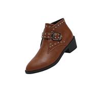 Cocila Side Zipper Boots For Women Ankle Short Single Shoes Ladies Casual Botas Mujer Planas Altas Botines Negros Piel con Tacon Invierno Marrones Agua Zapatos Comodos Vestir De Futbol para