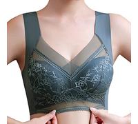 Cocila Sin Aros Sujetador Reductor para Mujer Tallas Grandes Diario Bra Deportivo De Talla Grande Sujetadores Deportivos Baratos Push Up Reductores Subir Pecho Adolescente Braga Moldeadora Black