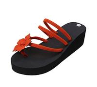 Cocila Slim Chanclas Elegantes Duraderas Y Versátiles con Suela Texturizada Zapatillas De Mujer Personalizadas Flores Tacón Estilo Bohemio Chancletas Hombre Women Sandals Summer Sandalias Corcho