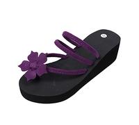 Cocila Slim Chanclas Elegantes Duraderas Y Versátiles con Suela Texturizada Zapatillas De Mujer Personalizadas Flores Tacón Estilo Bohemio Chancletas Hombre Women Sandals Summer Sandalias Corcho
