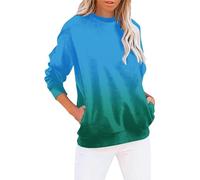 Cocila Sudadera Deporte Mujer Primavera Conjunto De Piezas Para Hombre, Verano, Vacaciones En La Playa, Talla Grande, A, Marca, Camisa Manga Corta Con Flores, Informal (Cielo azul, L) Invierno