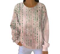 Cocila Sudadera Mama Camisa Informal De Manga Larga con Estampado Colorido para Mujer, Otoño (Rosa, XXXL) Basica Mujer Algodon Navideña Lila Sudaderas Cremallera Polar Finas D Grandes Azul