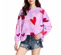 Cocila Sudadera Mama De Franela Para Mujer, Manga Larga Otoño E Invierno. (Púrpura, Xxl) Sudaderas Mujer Deporte Deportivas Azul Chaqueta Basicas Con Cremallera Rosa Navidad Algodon Burdeos