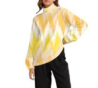 Cocila Sudadera Mama Suéteres Térmicos De Cuello Alto para Mujer, Sudaderas Forradas Invierno, Casuales Y, Estar por Casa Manga Larga (Light Amarillo, S) Mujer Sin Capucha Cortas Invierno Deporte
