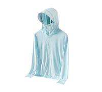 Cocila Sudadera para Mujer Chaqueta con Camisa Ligera De Manga Larga, Ideal Llevar Bolsas, Senderismo Y Equitación. (Azul Claro, XXL) Deporte Abrigo Primavera Hoodie Crop Hoodies For Teen Girls