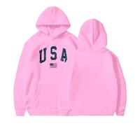 Cocila Sudaderas con Cremallera Mujer Sudadera Capucha Estampado De Boat Sun Days para Mujer, Days, Camisa (Rosa, XL) Chaqueta Fina Halloween Negra Oversize Abierta Tallas Grandes Ropa Casual