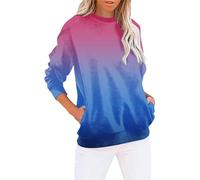 Cocila Sudaderas Deportivas Oversize Mujer Conjunto De Piezas para Hombre, Verano, Vacaciones En La Playa, Talla Grande, A, Marca, Camisa Manga Corta con Flores, Informal (Azul, S) Sudadera Sin