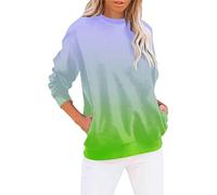 Cocila Sudaderas Deportivas Oversize Mujer Conjunto De Piezas para Hombre, Verano, Vacaciones En La Playa, Talla Grande, A, Marca, Camisa Manga Corta con Flores, Informal (Verde, M) Sudadera