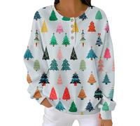 Cocila Sudaderas Deportivas Oversize Mujer De Algodón para Mujer, Estilo Pullover, Colección 2026. Tops Conjuntos A La Última. (Azul Claro, L) Sudadera Corta Navideñas Vestido Negra Marron