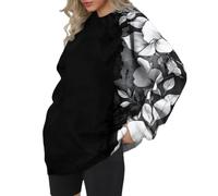 Cocila Sudaderas Mujer Vestir 1. La Tela Te Hace Sentir Cómodo Todo El Día. 2. Estilo Moderno Elegante. 3. Este Atuendo Es Muy Informal Y Fácil De Poner Quitar. (Grey, M) Tallas Grandes Oversize