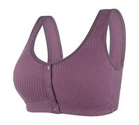 Cocila Sujetador Básico Corrector De Postura con Cierre Sin para Mujer, Frontal, Espalda En T, Talla Grande, Costuras, Forro, Busto Grande Sujetadores Grandes Aros Muy Reductor Postoperatorio