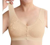 Cocila Sujetador Básico Corrector De Postura para Mujer Sujetadores Mujeres Mayores con Cierre Frontal, Realce Cómodos Uctor Grandes Blanco Postoperatorio Mastopexia Bikini Invisibles Dormir