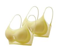 Cocila Sujetador Deportivo Antiflacidez Sin con Espalda Seda Ultrafina Sexy Y Cómoda para Mujer Bolsas Lavadora Sujetadores Talla Grande Aros Lactancia Tallas Grandes 95C Tela De