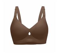 Cocila Sujetador Deportivo Interior De Base Líquida Gelatina Comercio Exterior Popular para Mujer, Grande con Fruncido En La Espalda Sujetadores Descubierta Que Se Abrochan por Delante Bralette