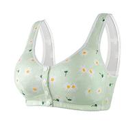 Cocila Sujetador Deportivo Interior Informal con Estampado Sexy para Mujer, Hebilla Frontal Sin Aros, Chaleco De Encaje, Talla Grande, Dim Reductor Sujetadores Espalda Al Aire Tirante Ancho Top