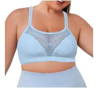 Cocila Sujetador Deportivo Mujer De Talla Grande con Y Tirantes Fruncidos, Color Liso, para Escote Profundo Push Up Sujetadores Aros Mastectomia 70 Nina 90B Sin Efecto Bandeau 95 Copa C Marcas