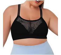 Cocila Sujetador Deportivo Mujer De Talla Grande con Y Tirantes Fruncidos, Color Liso, para Escote Profundo Push Up Sujetadores Aros Mastectomia 70 Nina 90B Sin Efecto Bandeau 95 Copa C Marcas
