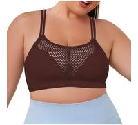 Cocila Sujetador Deportivo Mujer De Talla Grande con Y Tirantes Fruncidos, Color Liso, para Escote Profundo Push Up Sujetadores Aros Mastectomia 70 Nina 90B Sin Efecto Bandeau 95 Copa C Marcas