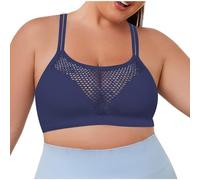 Cocila Sujetador Deportivo Mujer De Talla Grande con Y Tirantes Fruncidos, Color Liso, para Escote Profundo Push Up Sujetadores Aros Mastectomia 70 Nina 90B Sin Efecto Bandeau 95 Copa C Marcas